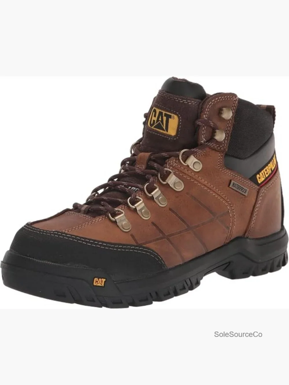 Waterproof Steel Toe Work Boot Slip Resistant EH Protection Lace-Up